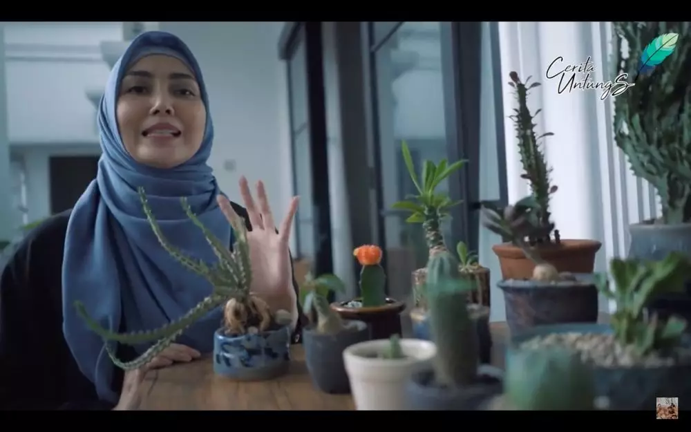 Potret koleksi tanaman Fenita Arie YouTube