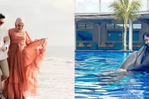 Potret 10 seleb babymoon di Bali, ada yang berenang bareng lumba-lumba