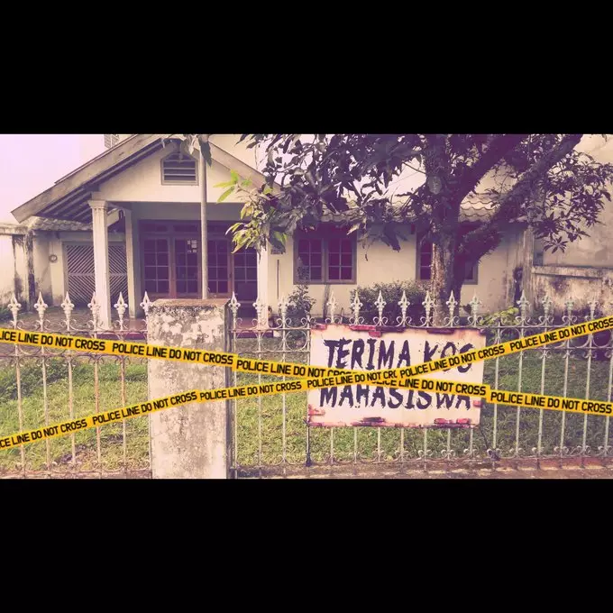 font pengumuman kos ngeri ©Twitter