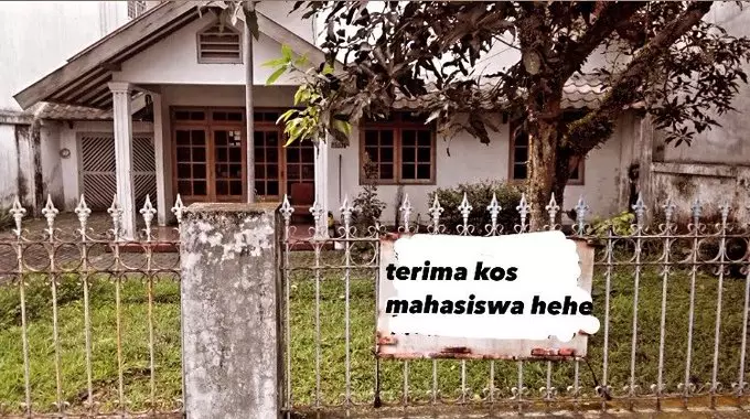 font pengumuman kos ngeri ©Twitter