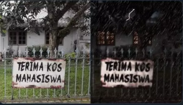 font pengumuman kos ngeri ©Twitter