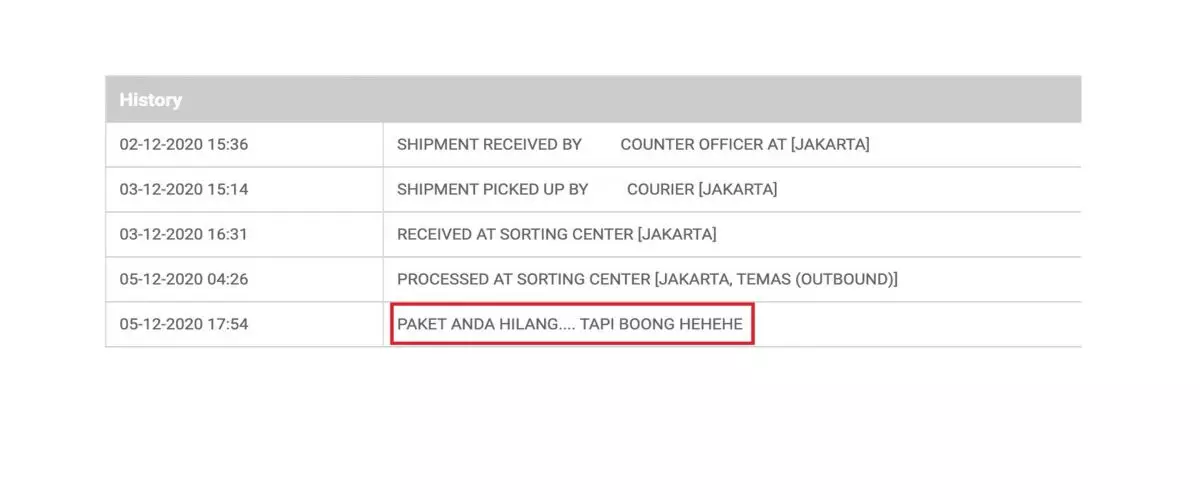 10 Keterangan lucu pengiriman paket ini bikin customer nyengir kesal