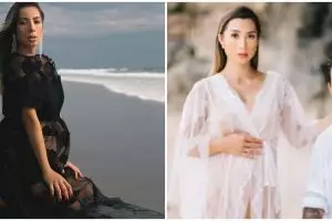 10 Potret maternity shoot Jennifer Bachdim dengan berbagai tema