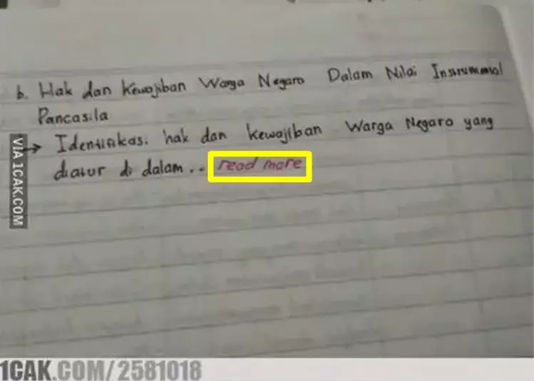 jawaban tugas lucu siswa © Berbagai Sumber