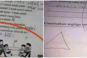 10 Jawaban nyeleneh siswa di lembar tugas ini bikin tepuk jidat, kocak