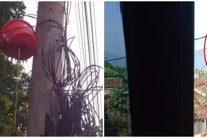 8 Penampakan aneh di tiang listrik ini bikin gagal fokus