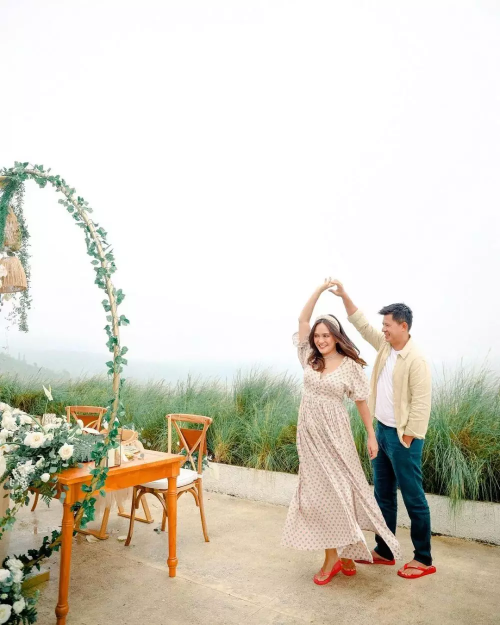 Potret perayaan anniversary pernikahan ke-9 Shandy Aulia Instagram