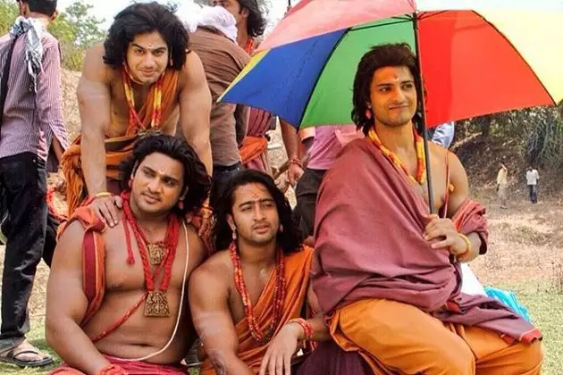 pemain Mahabharata saat syuting © 2020 brilio.net