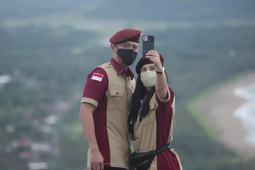 Annisa AHY pulkam pacitan © Instagram