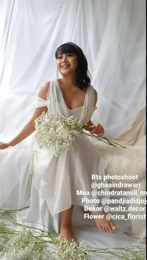 Pemotretan Ghea Indrawari ala Korean look © Instagram Pemotretan Ghea Indrawari ala Korean look © Instagram