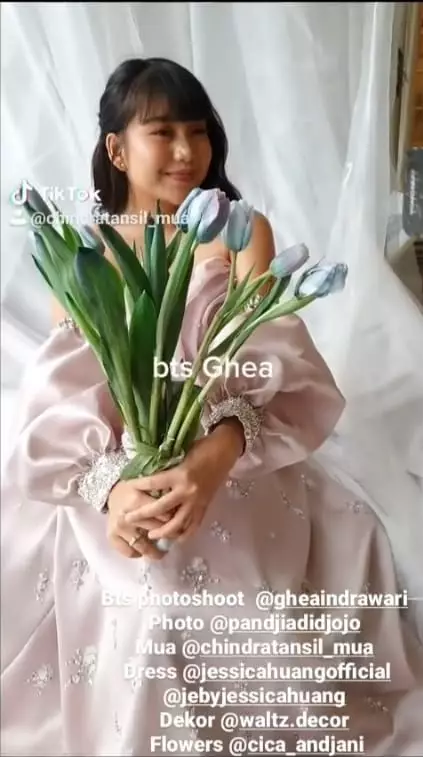 Pemotretan Ghea Indrawari ala Korean look © Instagram Pemotretan Ghea Indrawari ala Korean look © Instagram