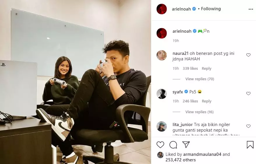 Ariel noah ps5 © Instagram