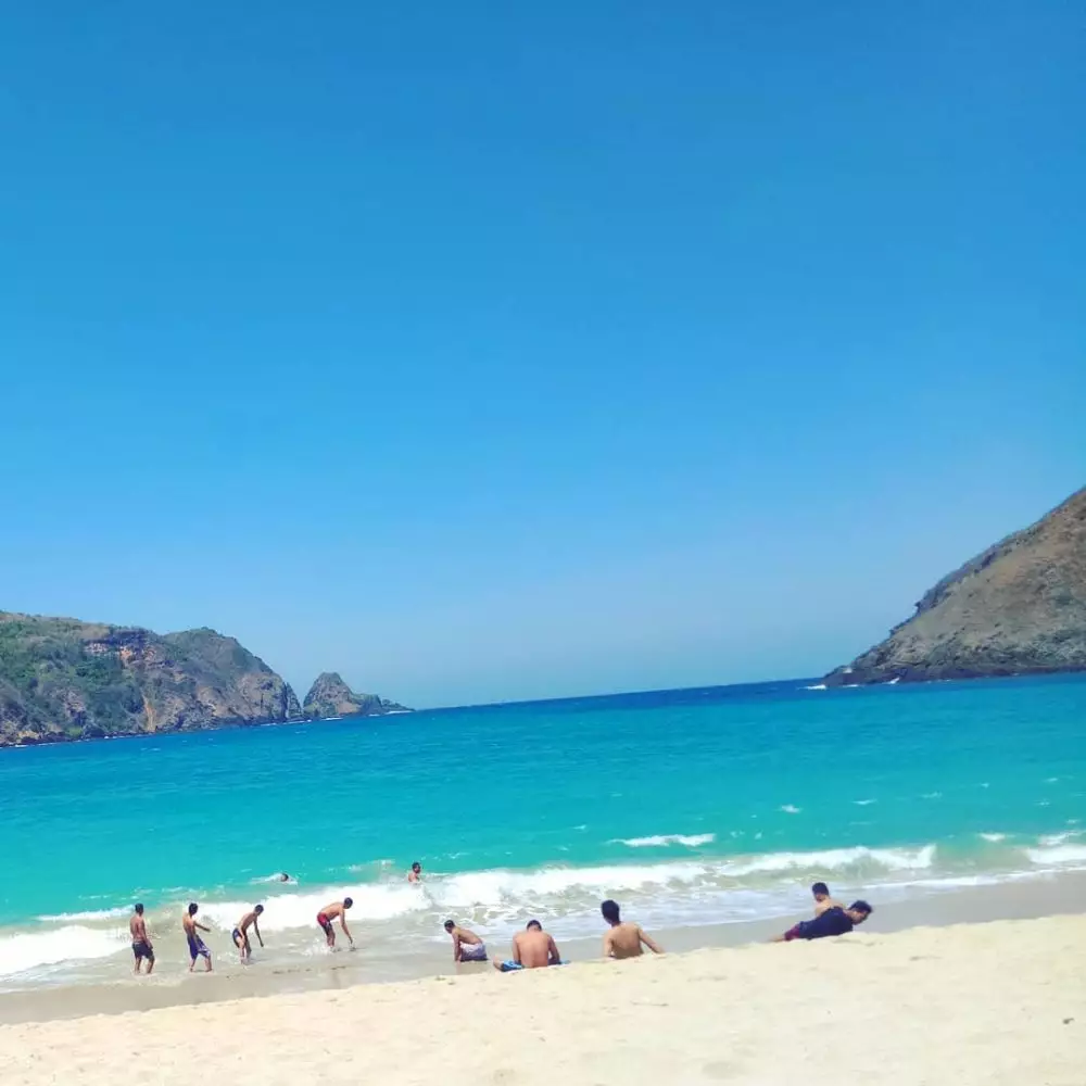 Spot surfing di Mandalika © 2020 brilio.net