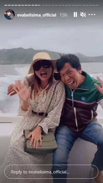 bulan madu kiwil dan eva © Instagram