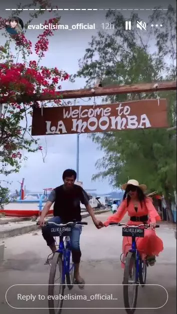 bulan madu kiwil dan eva © Instagram