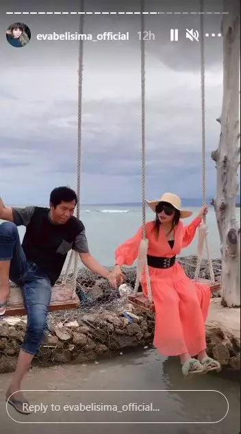 bulan madu kiwil dan eva © Instagram