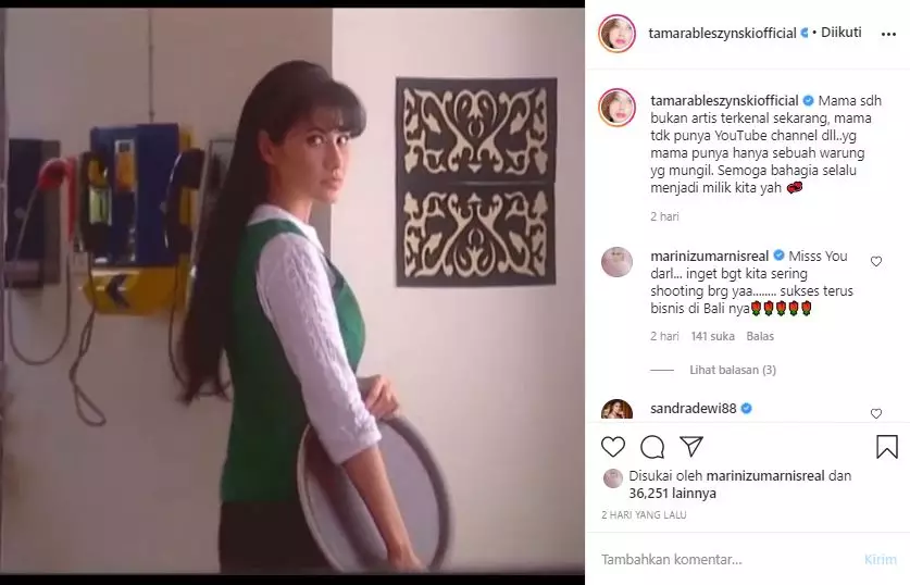 postingan haru tamara © Instagram