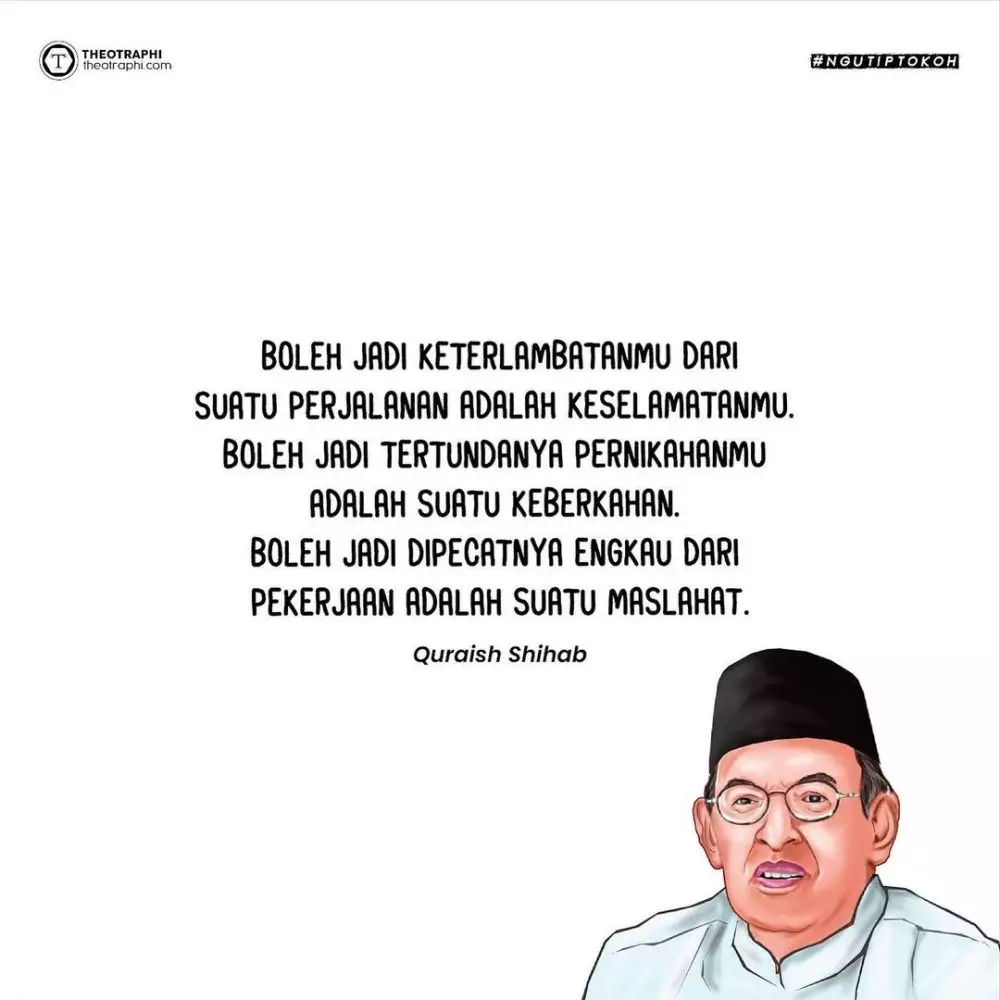 kata bijak Quraish Shihab © Instagram