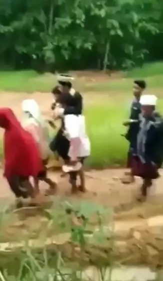 pengantin pria digotong Instagram