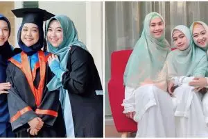 10 Potret kedekatan Ria Ricis dan kedua kakaknya, bak kembar tiga