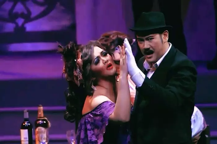 Cornelia Agatha saat main teater  Instagram