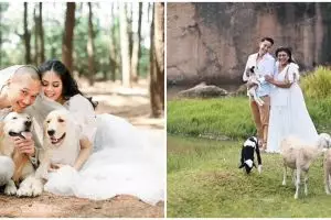 Pemotretan prewedding 10 seleb dengan hewan, curi perhatian