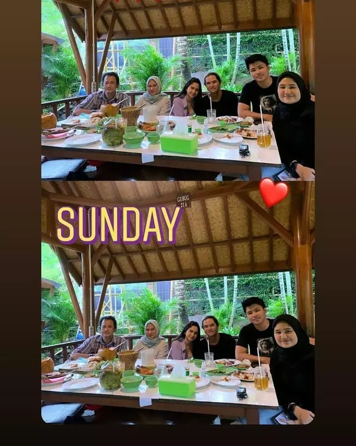 dul bareng keluarga tissa © Instagram
