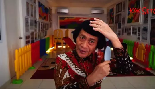 Penjelasan Kak Seto soal poni antigravitasi © Istimewa Penjelasan Kak Seto soal poni antigravitasi © Istimewa