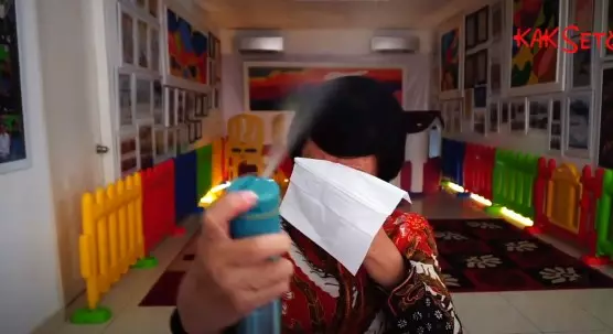 Penjelasan Kak Seto soal poni antigravitasi © Istimewa Penjelasan Kak Seto soal poni antigravitasi © Istimewa