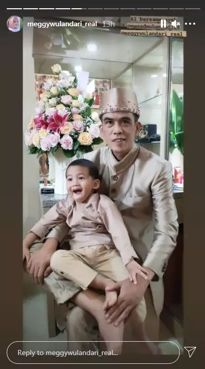 Momen akad nikah Meggy dan Muhammad © Instagram Momen akad nikah Meggy dan Muhammad © Instagram
