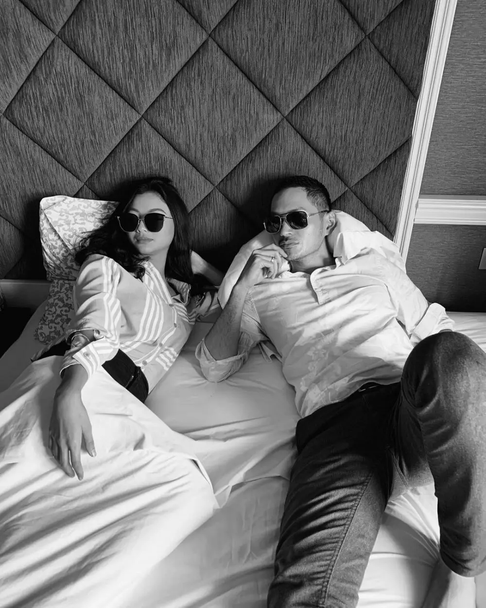 Momen Glenca Chysara dan Evan Sanders di luar syuting © Instagram Momen Glenca Chysara dan Evan Sanders di luar syuting © Instagram