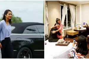 7 Momen ulang tahun ke-47 Sari Nila, dapat kejutan di lokasi syuting