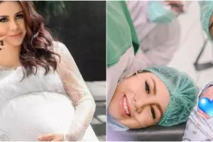 7 Momen Momo Geisha melahirkan anak laki-laki, penuh suka cita