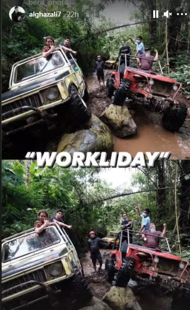 Momen Al Ghazali dan Dul jelajah Jogja © Instagram