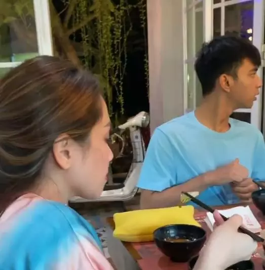 pertemuan Dimas & Mama Rieta © Instagram