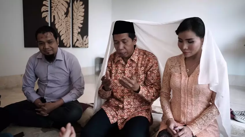 akad nikah kiwil dan eva © YouTube akad nikah kiwil dan eva © YouTube