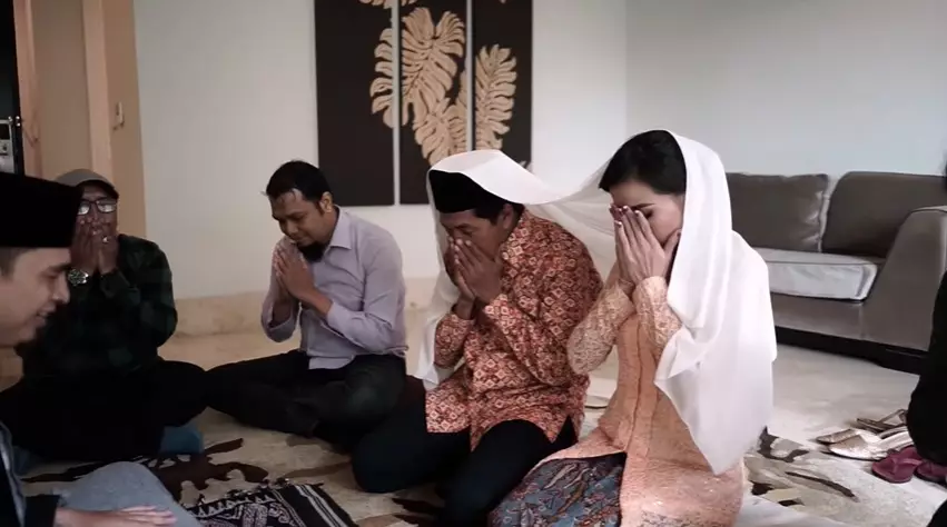 akad nikah kiwil dan eva © YouTube akad nikah kiwil dan eva © YouTube