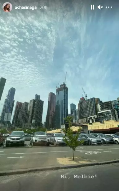 Momen Acha Sinaga kunjungi Melbourne saat pandemi © Instagram Momen Acha Sinaga kunjungi Melbourne saat pandemi © Instagram