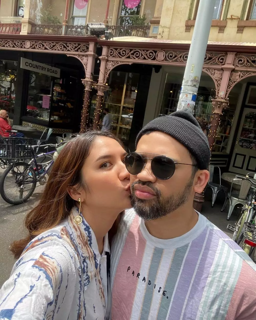 Momen Acha Sinaga kunjungi Melbourne saat pandemi © Instagram Momen Acha Sinaga kunjungi Melbourne saat pandemi © Instagram