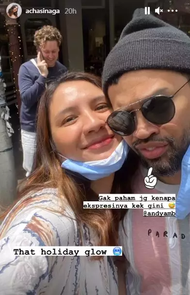 Momen Acha Sinaga kunjungi Melbourne saat pandemi © Instagram Momen Acha Sinaga kunjungi Melbourne saat pandemi © Instagram