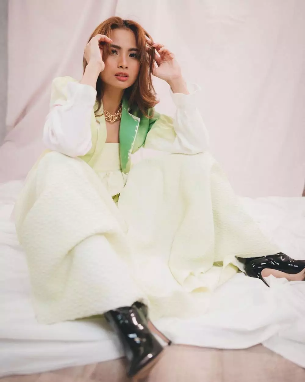 Gaya pemotretan Acha Septriasa © 2020 brilio.net