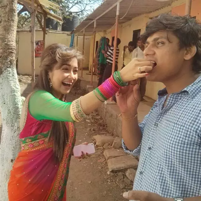 potret syuting Uttaran ©Instagram