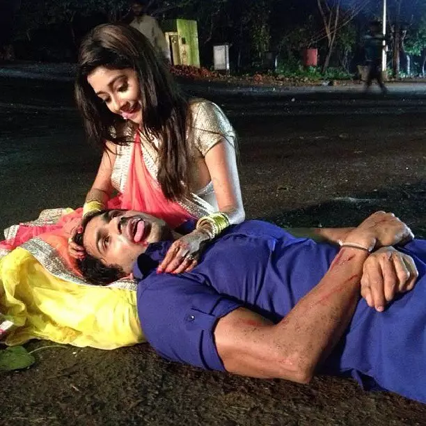 potret syuting Uttaran ©Instagram