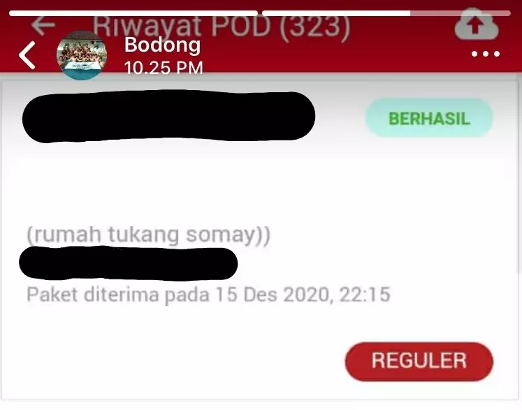 Alamat pengiriman paket berbagai sumber