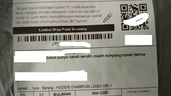Alamat pengiriman paket berbagai sumber