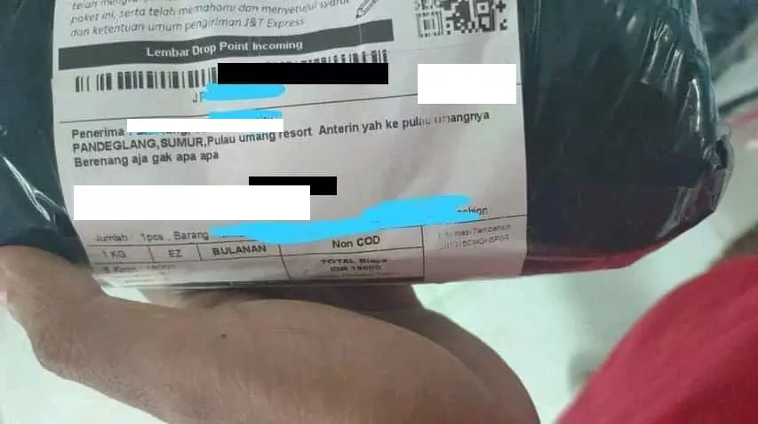 Alamat pengiriman paket berbagai sumber