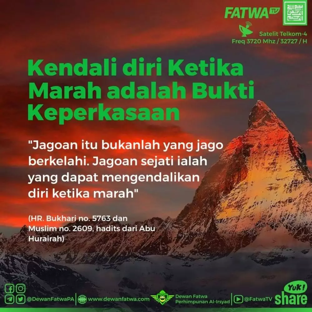 kata bijak mengendalikan amarah © 2020 brilio.net Instagram