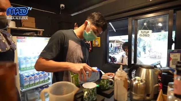 al ghazali jadi barista © YouTube al ghazali jadi barista © YouTube