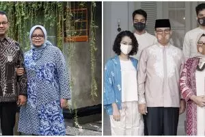 Jalani isolasi mandiri, ini 9 momen Anies Baswedan dijenguk keluarga