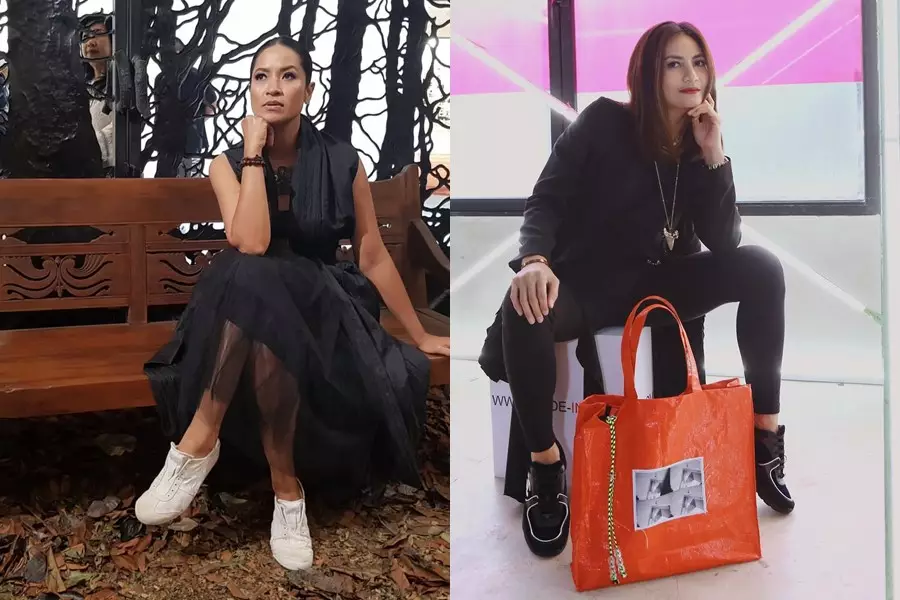 Beda gaya Sari Nila & Natasha Dewanti © Instagram Beda gaya Sari Nila & Natasha Dewanti © Instagram